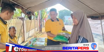 Brimob Gelar Gerakan Pangan Murah di Parepare, Bantu Warga Dapat Sembako Murah