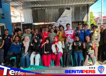 VOICESULSEL dan PWI Parepare Gelar Penyuluhan Mitigasi Kebakaran dan Kerja Bakti Sambut HUT RI ke-81