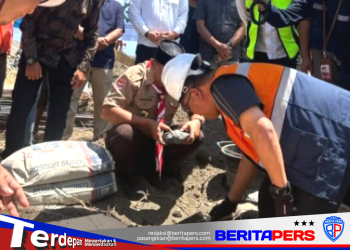 Dorong Kesejahteraan Pesisir, Bupati Takalar Firdaus Daeng Manye Resmikan Groundbreaking Empat Kampung Nelayan Merah Putih