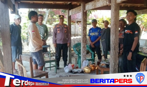 Kapolsek Soppeng Riaja Gencarkan Sambang Mitigasi Karhutla, Ajak Warga Waspadai Kebakaran Saat Musim Kemarau