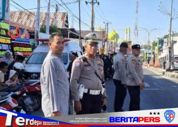 Ayahanda Wakil Walikota Parepare Meninggal, Personil Polsek Ujung Lakukan Pengamanan Dirumah Duka