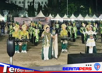 Marching Band Shymphony D’Novem SMP Negeri 9 Parepare Meriahkan Merdeka Fest HUT RI ke-81