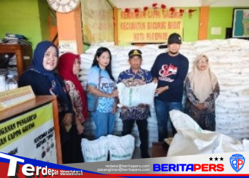 Penyaluran Bantuan Beras CBP Bulog untuk 620 KK di Kelurahan Cappa Galung