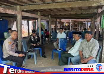 Kapolsek Soppeng Riaja Sambangi Warga Kiru-Kiru, Antisipasi Kebakaran dan Jaga Kamtibmas