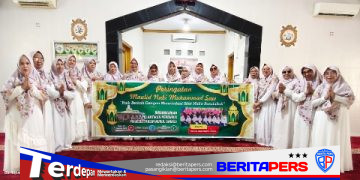 Majelis Taklim Nurul Annisa Makassar Gelar Pelantikan Pengurus dan Maulid Nabi di Parepare