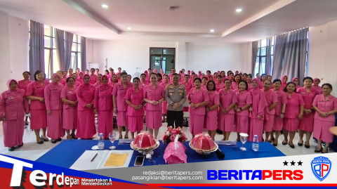 Perkuat Peran Pendukung Tugas Polri, Kapolres Torut Gelar Tatap Muka Bersama Bhayangkari