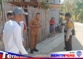 Bhabinkamtibmas Lumpue Mediasi Sengketa Batas Tanah, Kapolsek Bacukiki Dorong Penyelesaian Melalui BPN