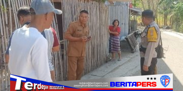 Bhabinkamtibmas Lumpue Mediasi Sengketa Batas Tanah, Kapolsek Bacukiki Dorong Penyelesaian Melalui BPN