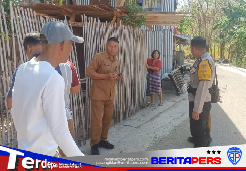 Bhabinkamtibmas Lumpue Mediasi Sengketa Batas Tanah, Kapolsek Bacukiki Dorong Penyelesaian Melalui BPN