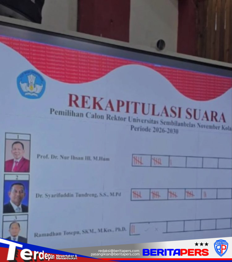 Dr. Syarifuddin Tundreng Resmi Pimpin USN Kolaka Periode 2026–2030, Raih Dukungan Mayoritas Senat