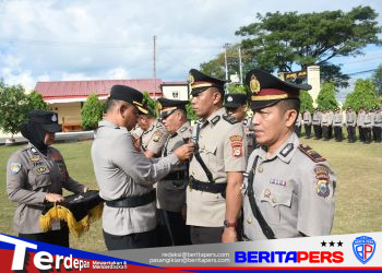 Kapolres Bulukumba Pimpin Sertijab Sejumlah Pejabat Utama dan Lantik Kasi Humas Baru