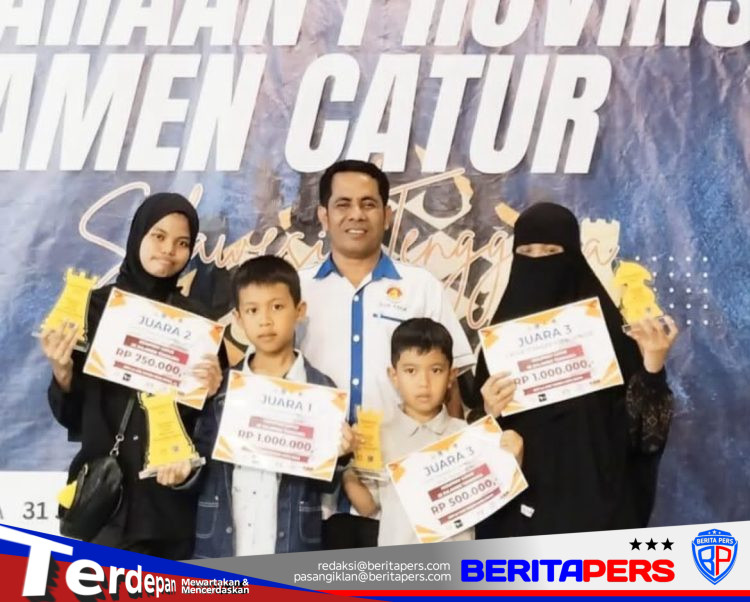 Catur Kolaka Ukir Empat Medali di Kejurprov Sultra 2026