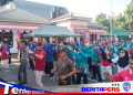 Memeriahkan HUT RI ke-81, Babinsa Hadiri Jalan Santai dan Senam Bersama di Kecamatan Barombong   