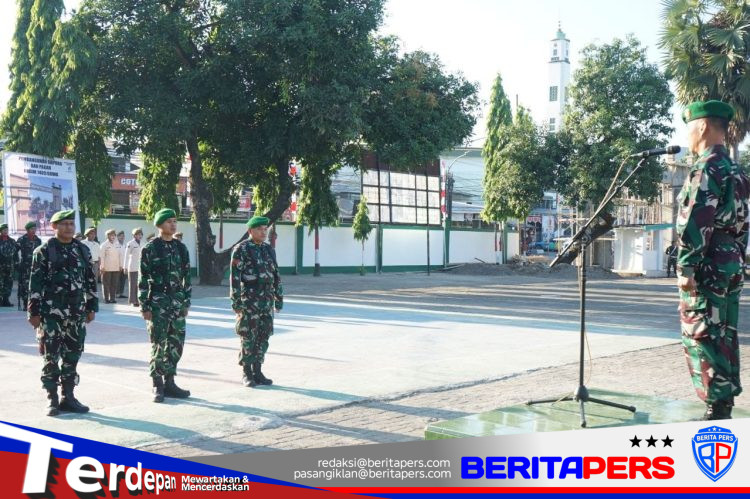 Kobarkan Semangat Patriotik, Kasdim 1409/Gowa Pimpin Upacara Pengibaran Bendera