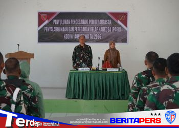 Kodim 1409/Gowa Gelar Penyuluhan P4GN, Tegaskan Komitmen Lingkungan Bebas Narkoba