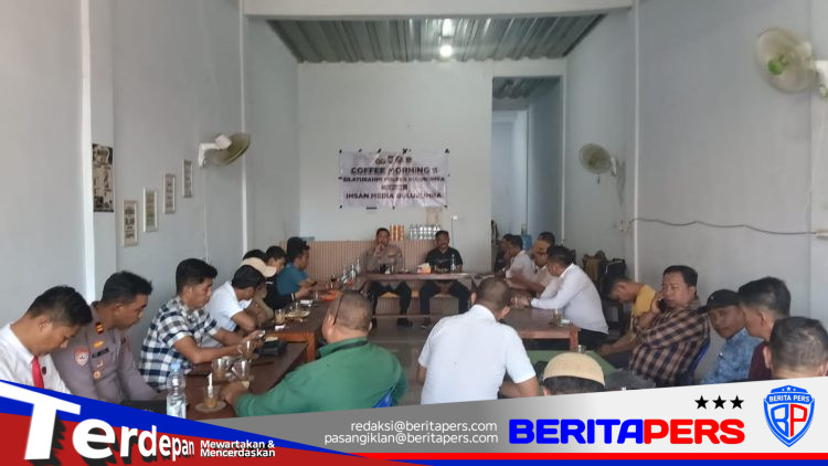 Coffee Morning Bersama Wartawan, Kapolres Bulukumba Perkuat Sinergi dengan Insan Pers