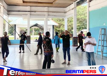 Sambut HUT ke-81 RI, Disporapar Luwu Utara Gerak Cepat Benahi Fasilitas Lapangan Tamsis Masamba