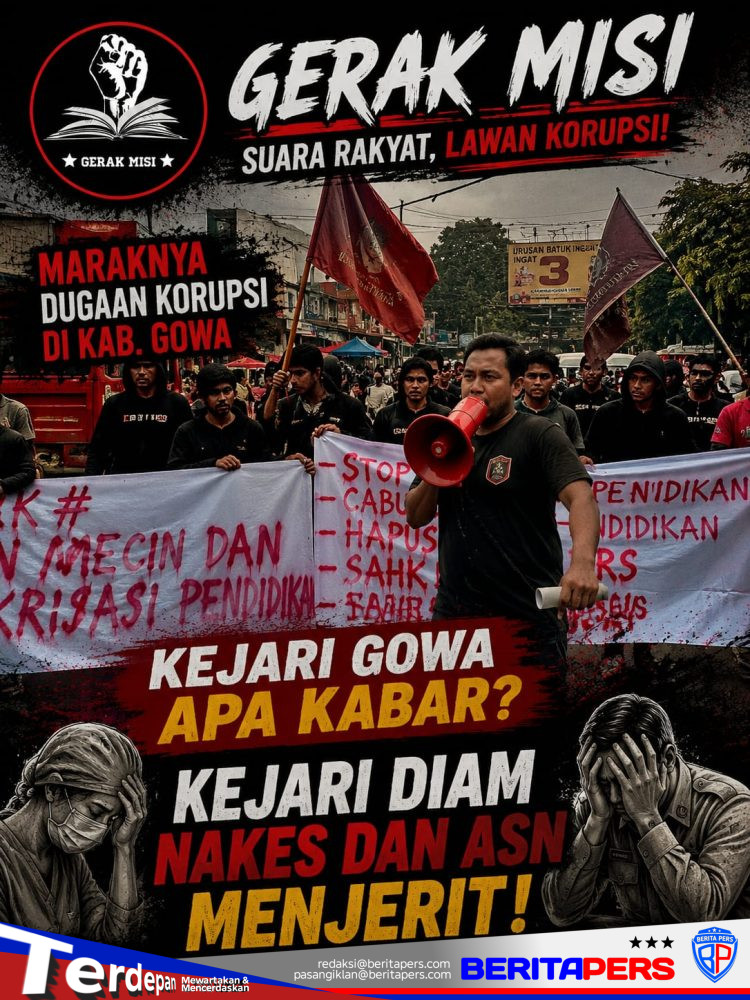 Gerak Misi Desak Kejari Gowa Tegakkan Supermasi Hukum, Jangan Tutup Mata Atas Dugaan Korupsi