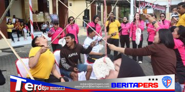 Semarak HUT Kemerdekaan Ke-81 RI, Polres Toraja Utara Gelar Olahraga dan Lomba Tradisional Bersama Bhayangkari dan Masyarakat