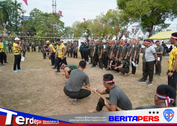 Semarak HUT ke-81 RI, Korem 143/HO Gelar Lomba Kemerdekaan Antar Prajurit Dan Masyarakat