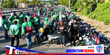 Ribuan Ojol Makassar 3 Aplikator, Sukses Pawai Merdeka dan Aksi Sosial Meriahkan HUT RI Ke-81