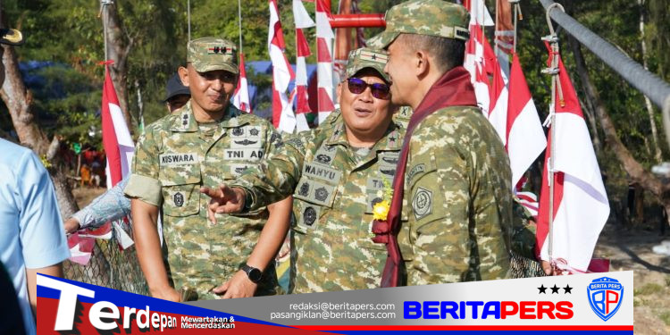 Danrem 143/HO Dampingi Kaster TNI Resmikan Jembatan Perintis Garuda di Konut