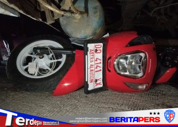 Bus dan Sepeda Motor Bertabrakan di Cenrana Maros, Dua Orang Meninggal Dunia