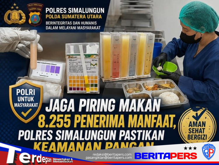 Jaga Piring Makan 8.255 Penerima Manfaat, Polres Simalungun Pastikan Keamanan Pangan di Tiga SPPG Bebas Bahan Berbahaya