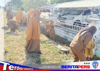 Kerja Bakti Puskesmas Lanrisang, Perkuat Kepedulian dan Semangat Kebersamaan Insan Kesehatan
