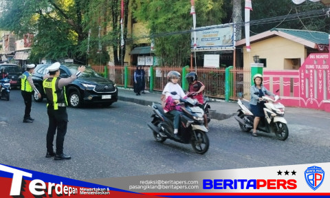 Sat Lantas Polres Parepare Intensifkan Commander Wish Pagi Guna Tekan Pelanggaran dan Kecelakaan Lalu Lintas