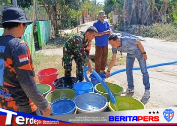 BPBD Maros Salurkan Bantuan Air Bersih untuk Warga Boribellayya, Sinergi Lintas Sektor Dapat Apresiasi Lurah