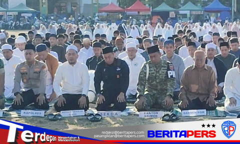 Kompol Ramli Hadiri Doa Bersama di Lapangan Andi Makassau, Mohon Hujan di Tengah Kekeringan