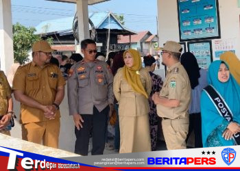 Camat Lanrisang dan Kapolsubsektor Perkuat Sinergi Kesehatan Melalui Posyandu Rajawali