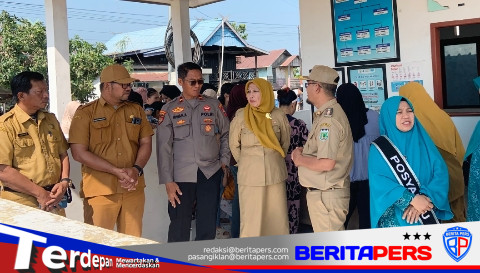 Camat Lanrisang dan Kapolsubsektor Perkuat Sinergi Kesehatan Melalui Posyandu Rajawali