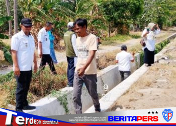 Camat Lanrisang Hasri Hadi Pantau Langsung Progres Pembangunan Tahap Pertama Desa Amassangan