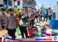 Kekeringan Berkepanjangan di Parepare, Brimob Bersama PDAM Suplai Air Bersih ke Warga