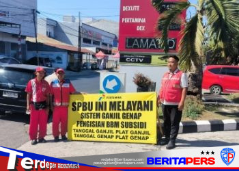 Foreman Robby Pastikan Pelayanan BBM Bersubsidi di SPBU Patung Pemuda Mengikuti Sistem Ganjil Genap