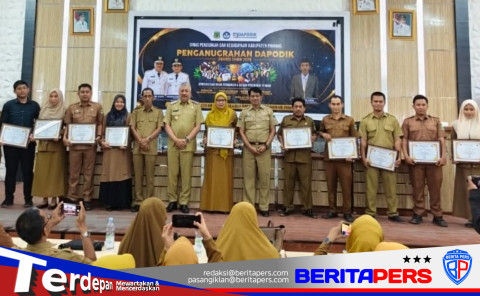 Dapodik Awards 2026 Pinrang Apresiasi Tata Kelola Data Pendidikan, TK Negeri Pembina 3 Lanrisang Raih Hadiah Umrah