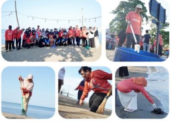 PKRS RSUD Andi Makkasau Tinggalkan Jejak Positif melalui Aksi Bersih Pantai