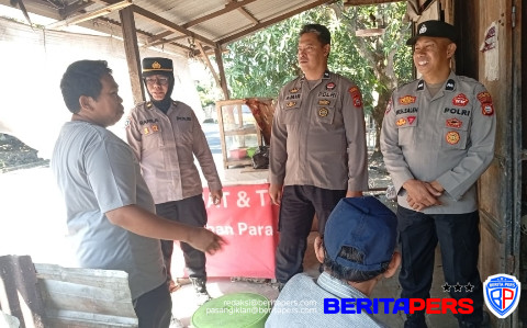 Polres Parepare Gencar Cegah Kebakaran, Sat Binmas Sisir Pemukiman Warga Di Lompoe