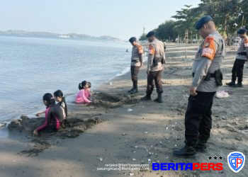Tim SAR Batalyon B Pelopor Brimob Sulsel Tingkatkan Pengamanan di Objek Wisata Parepare