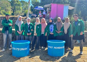 KKN 79 UIN Alauddin Makassar Benahi Sampah di Pasar Dumme