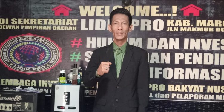 Ketua Lidik Pro Maros Desak Polisi Tangkap Pelaku Dugaan Penganiayaan Pimpinan Ponpes Darul Istiqomah