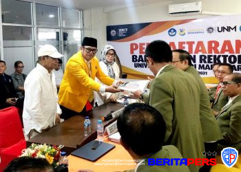 Tegaskan UNM Harus Maju dan Bermartabat, Arifin Manggau Resmi Maju Pemilihan Rektor