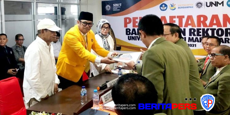 Tegaskan UNM Harus Maju dan Bermartabat, Arifin Manggau Resmi Maju Pemilihan Rektor