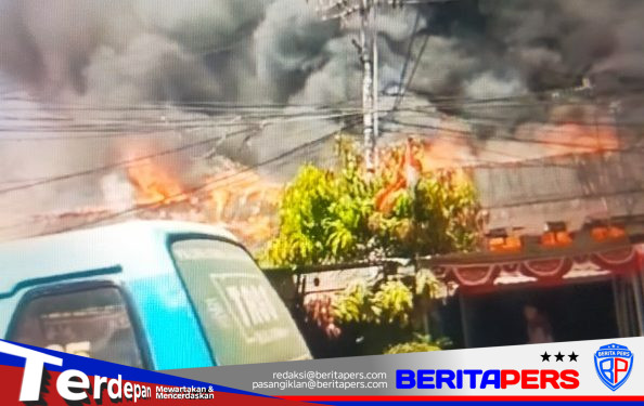Asrama TNI di Makassar Kebakaran, 23 Rumah Hangus Dilalap Api