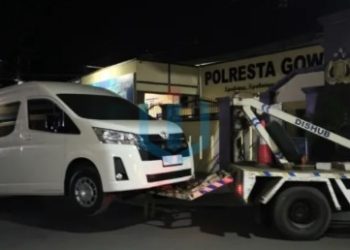 Perkara Perizinan Berlanjut, Toyota HiAce Berpelat DD 7010 HT Disita Tipidkor Polresta Gowa, Diduga Milik Bupati