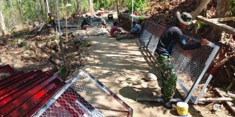 Progres Capai 90%, Jembatan Gantung Perintis di Desa Buakkang Segera Rampung