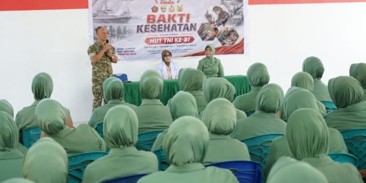 Sambut HUT TNI ke-81, Kodim 1409 Gowa Gelar Bakti Kesehatan dan Pelatihan BHD