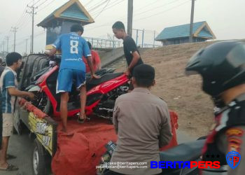 Tim Gabungan Polresta Gowa Tertibkan Balap Liar di Barombong